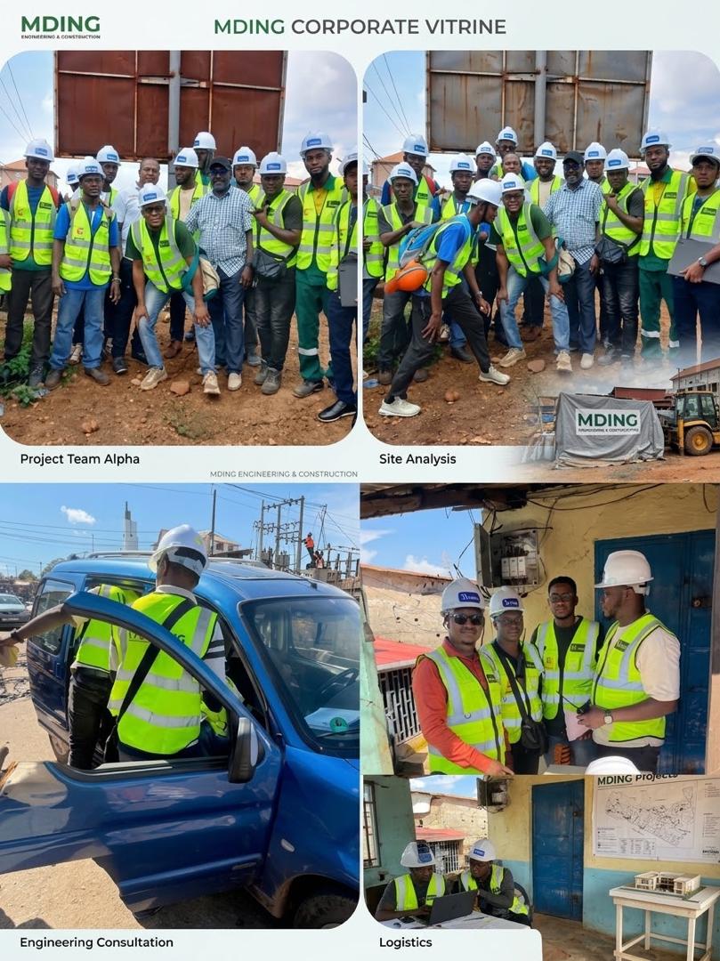 MDING Engineering & Construction : équipe projet, analyse de site, consultation technique et logistique